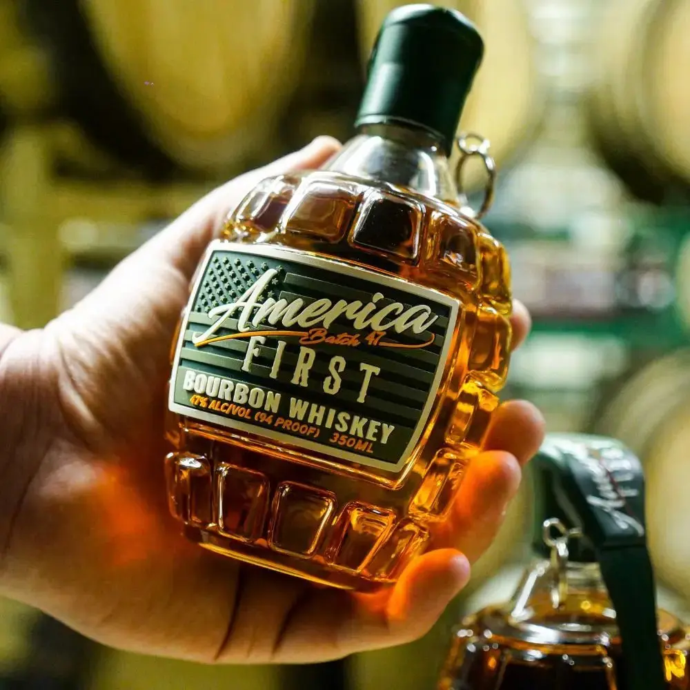 America First Grenade Straight Bourbon Whiskey 2 Pack - Image 4