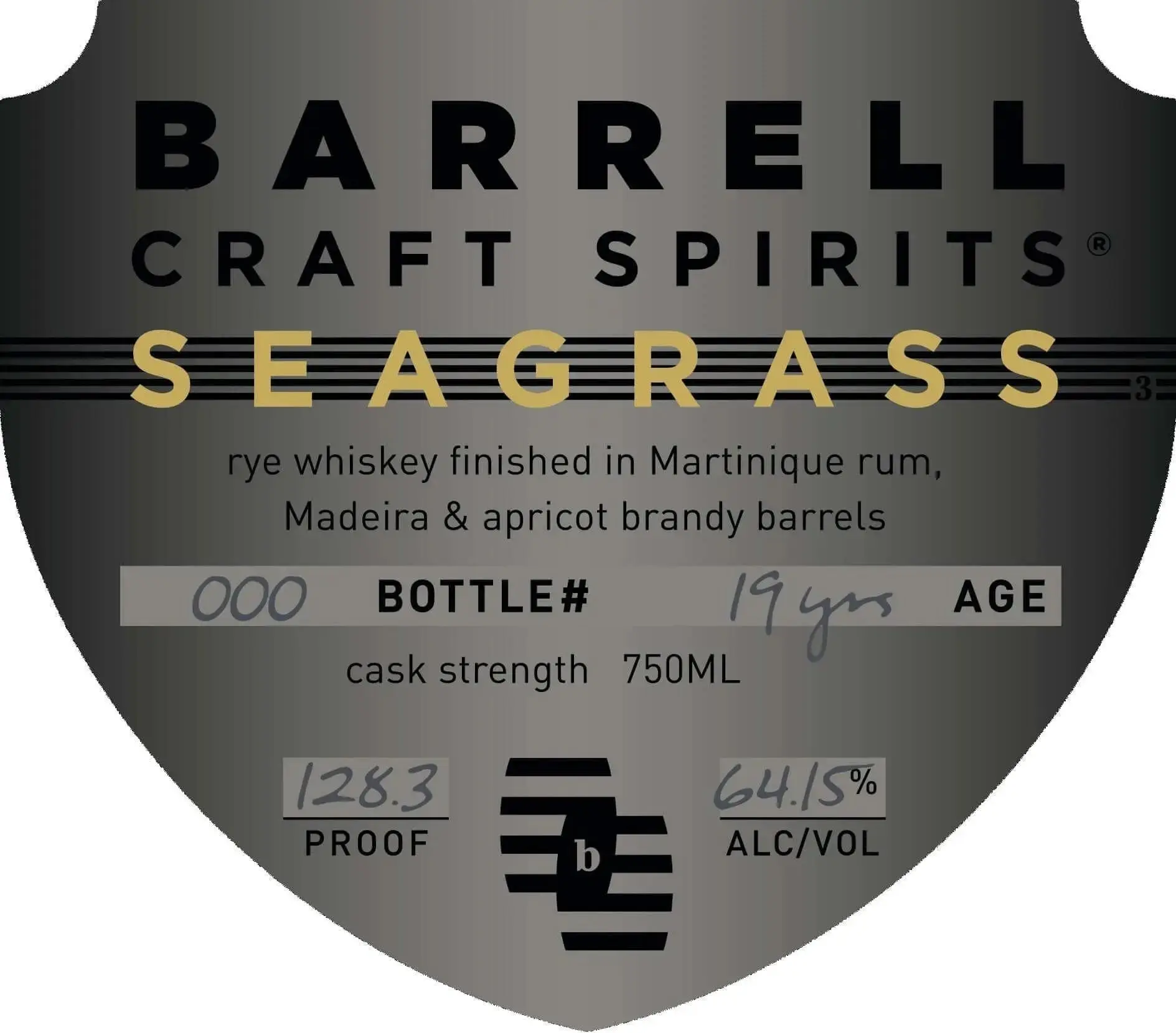 Barrell Craft Spirits Seagrass 19 Year Old Rye