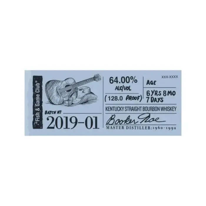 Booker's Bourbon 2019-01 “Fish & Game Club”