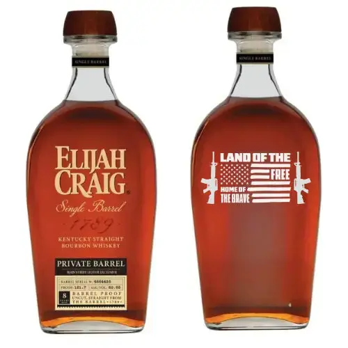 Elijah Craig Private Pick Land Of The Free Edition Bourbon