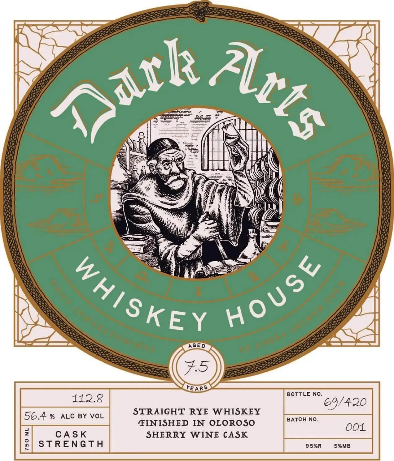 Dark Arts 7.5 Year Straight Rye Whiskey Cask Strength
