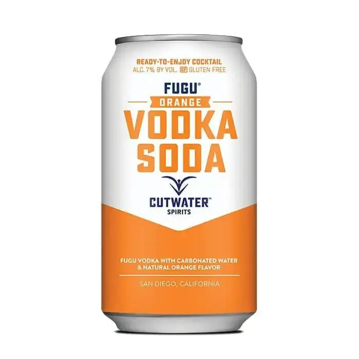 Fugu Orange Vodka Soda (4 Pack - 12 Ounce Cans)