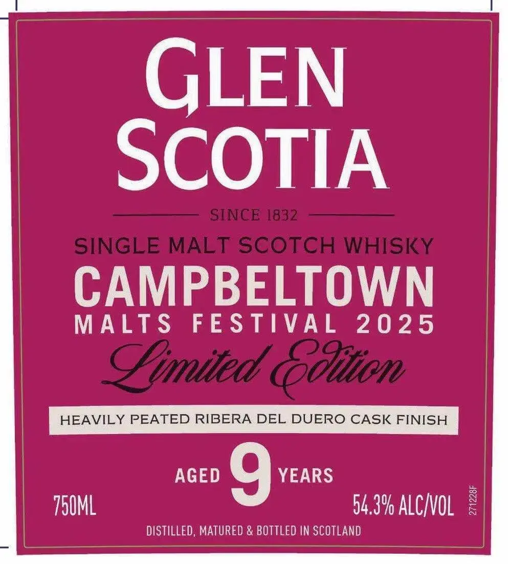 Glen Scotia 9 Year Old Campbeltown Malts Festival 2025 Limited Edition