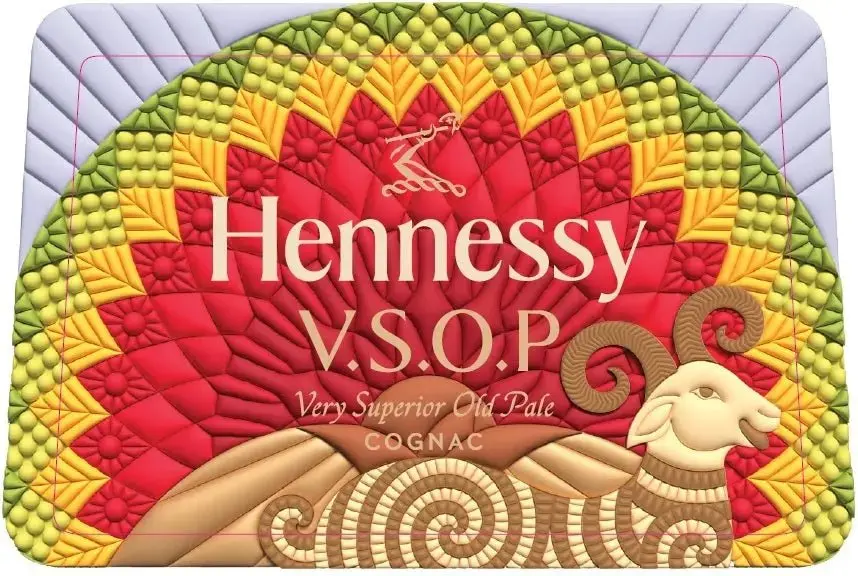 Hennessy V.S.O.P Year of the Fire Goat Lunar New Year by Raxxy Cognac Limited Edition