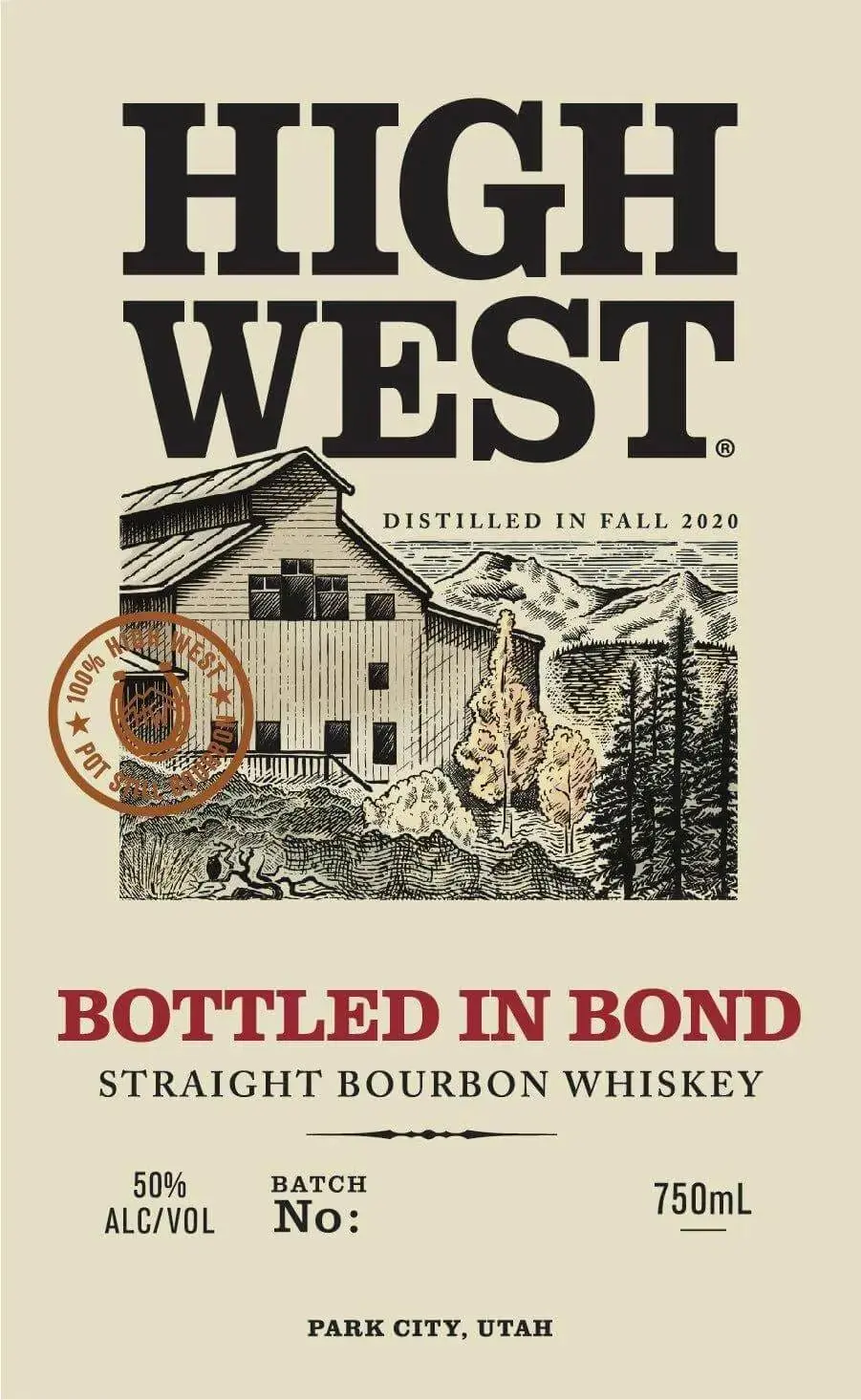 High West Bottled in Bond Straight Bourbon Whiskey - Image 2