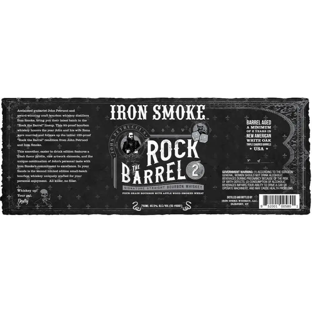 Iron Smoke Rock The Barrel Bourbon 2 By John Petrucci - Image 2