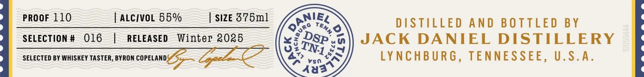 Jack Daniel’s Distillery Series Tennessee Rye Table Syrup Barrel - Image 2