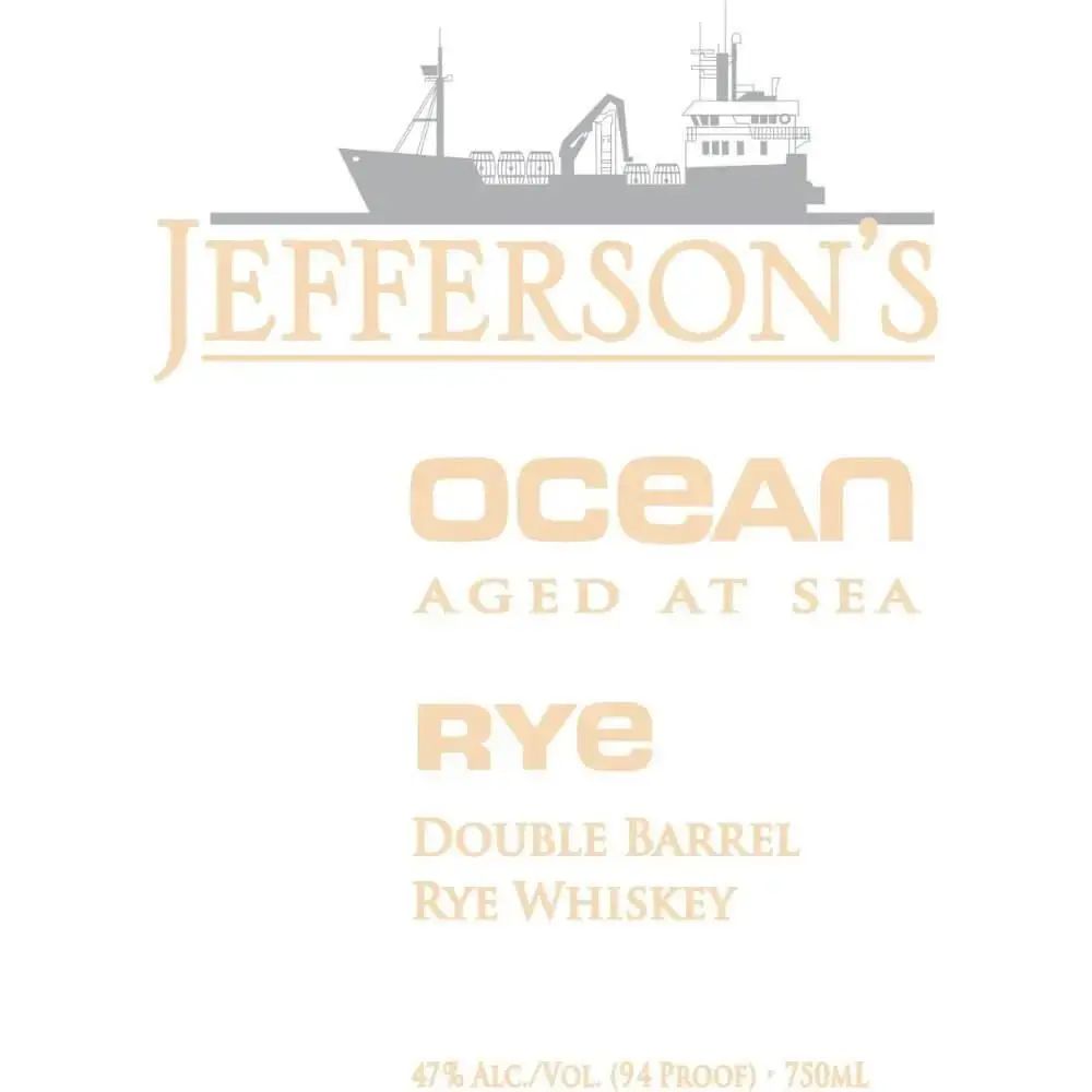 Jefferson’s Ocean Aged At Sea Double Barrel Rye Voyage 26 - Image 2