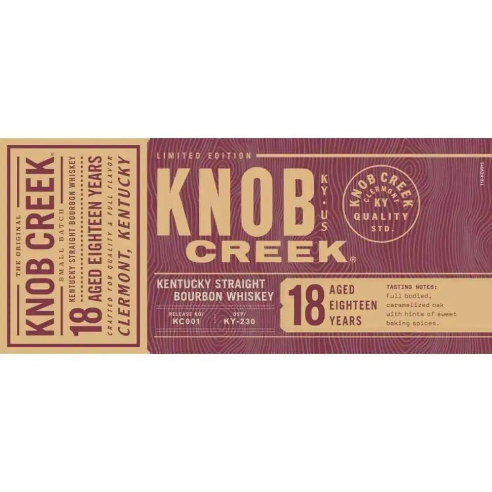 Knob Creek 18 Year Old Bourbon Limited Edition - Image 2