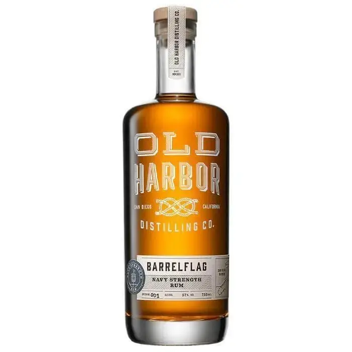Old Harbor Barrelflag Navy Strength Rum