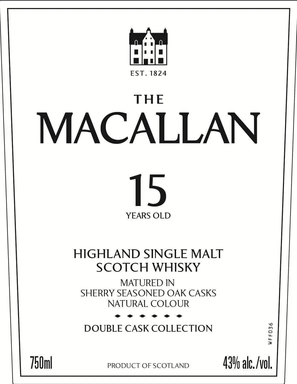The Macallan 15 Year Old Double Cask Highland Single Malt Scotch Whisky