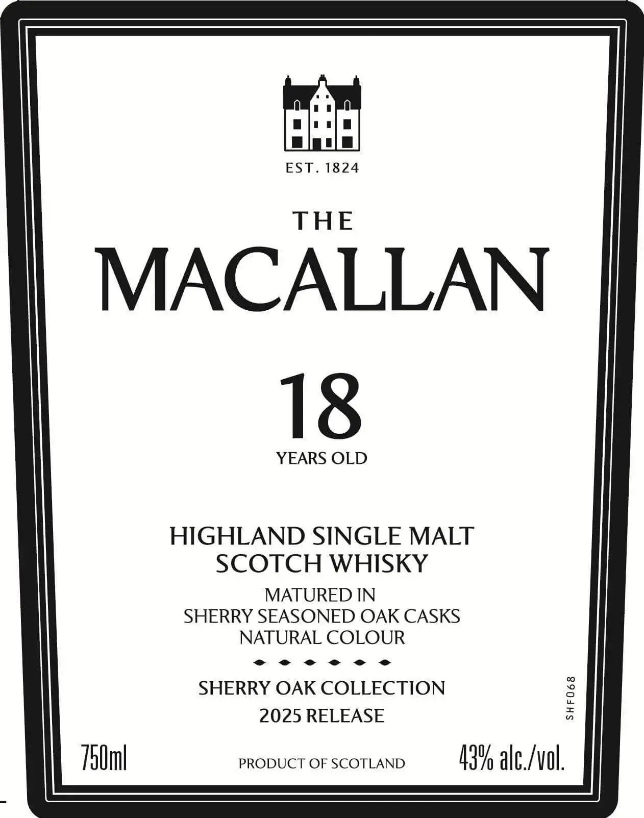 The Macallan 18 Year Old Sherry Oak 2025 Release